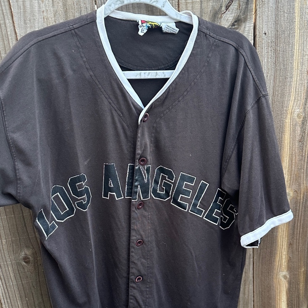 Next Los Angeles Black and Gray Men's Jersey size Medium